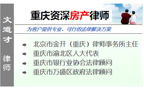 文道才,重庆房产律师